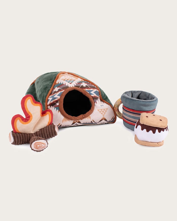 PET PLUSH CAMP DISCOVERY 4PC TOY